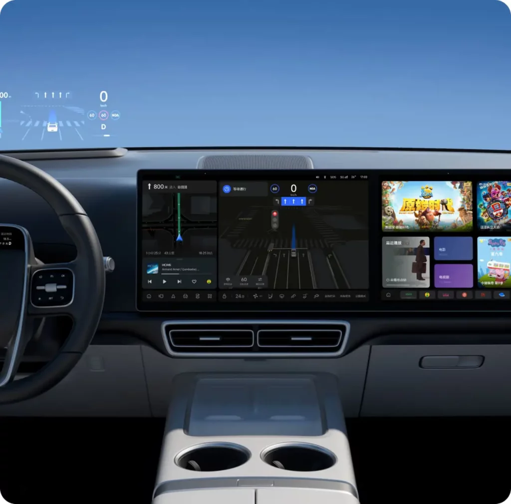 15.7-дюймовый экран центрального управления - li6