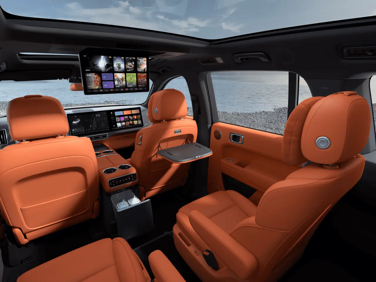 Черно-оранжевый